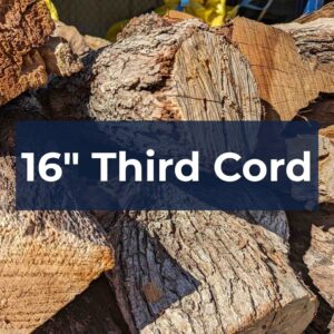 1/3 Cord 16" Walnut/Oak