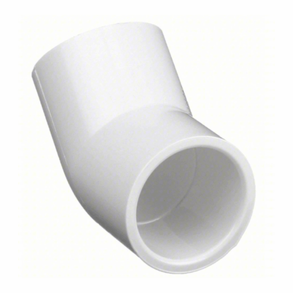 34 in. PVC 45° Elbow (Sch 40) 34-in.-PVC-45°-Elbow-Sch-40