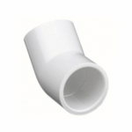 LASCO-1″-PVC-45°-Elbow-Slip-x-Slip