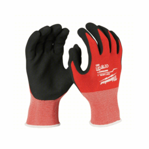 Milwaukee-Large-Red-Nitrile-Dipped-Gloves