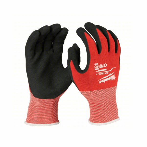 Milwaukee-Large-Red-Nitrile-Dipped-Gloves