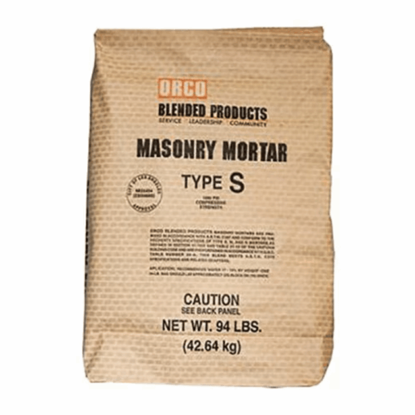 ORCO Type S Mortar - 94LB ORCO-Type-S-Mortar-94LB