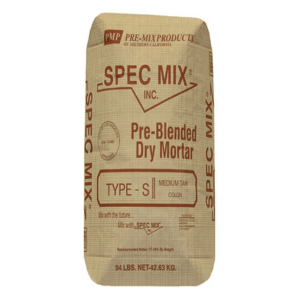 SPEC MIX 94 lb Type S Mortar (Tan) SPEC-MIX-94-lb-Type-S-Mortar-Tan