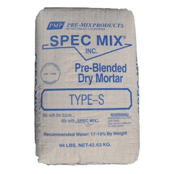 SPEC MIX Type S Masonry Mortar SPEC-MIX-Type-S-Masonry-Mortar